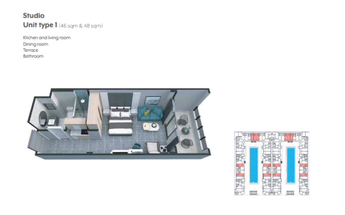 2 Bedroom in Platinum